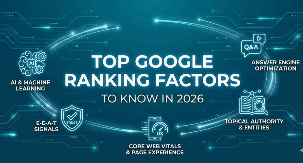 Top Google Ranking Factors to Know in 2026